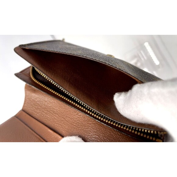 Authentic Louis Vuitton Monogram Porte Monnaie Billets Trésor Bifold Wallet - Picture 13 of 16